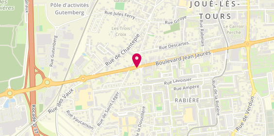 Plan de GOFFINET Ophélie, 140 Boulevard Jean Jaurès, 37300 Joué-lès-Tours
