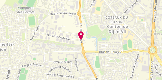 Plan de MAYET Romain, 67 Route d'Ahuy, 21121 Fontaine-lès-Dijon