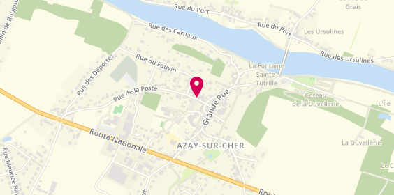 Plan de FEVRE Lise, 9 Bis Rue de la Poste, 37270 Azay-sur-Cher