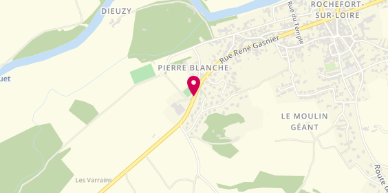Plan de CHAPRON-BERNIER Marie, 90 Rue Rene Gasnier, 49190 Rochefort-sur-Loire