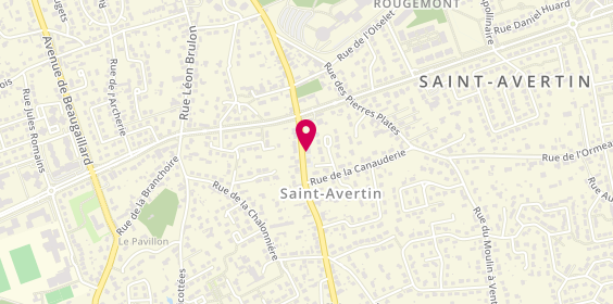 Plan de DUBOIS Matthieu, 178 Rue de Cormery, 37550 Saint-Avertin