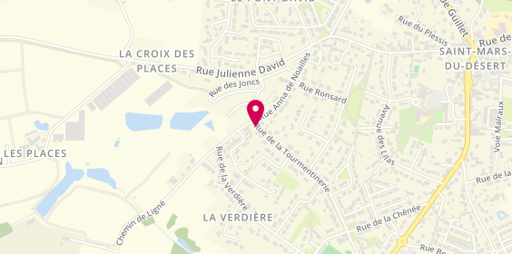 Plan de BENZARTI Alice, 49 Rue de la Tourmentinerie, 44850 Saint-Mars-du-Désert