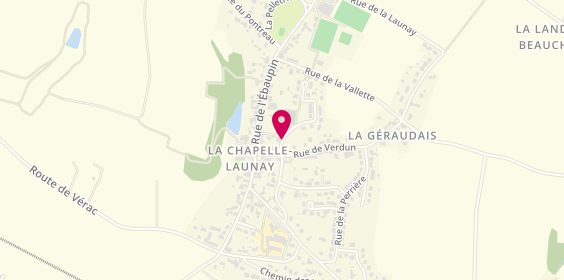 Plan de MAHEO Lauriane, 2 Rue du Chapeau Aux Moines, 44260 La Chapelle-Launay