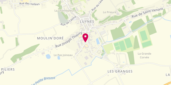Plan de CLAVIER Valérie, Place Carnot, 37230 Luynes