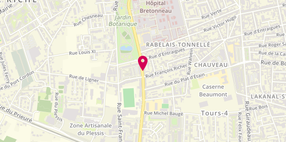 Plan de CARLIER François, 38 Boulevard Tonnellé, 37000 Tours