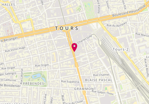 Plan de BRETON Stéphane, 22 Avenue de Grammont, 37000 Tours