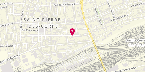Plan de BEHAEGEL Guillaume, 233 Rue Honoré de Balzac, 37700 Saint-Pierre-des-Corps