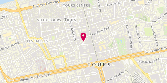 Plan de DUVAL Franck, 9 Rue de Clocheville, 37000 Tours