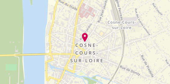 Plan de RAZUREL Lionel, 20 Bis Rue Jean Jaurès, 58200 Cosne-Cours-sur-Loire