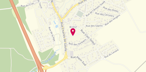 Plan de RANTIC Sélèna, 10 Rue du Bien Etre, 70190 Rioz
