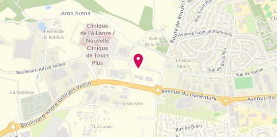 Plan de GENET Aurélie, 2 Rue Mireille Brochier, 37540 Saint-Cyr-sur-Loire