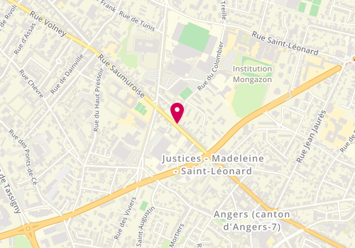 Plan de RUBIN Stéphane, 137 Rue Saumuroise, 49000 Angers