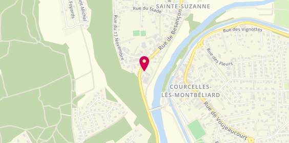 Plan de DUFOUR Laurence, 63 Rue de Besancon, 25630 Sainte-Suzanne