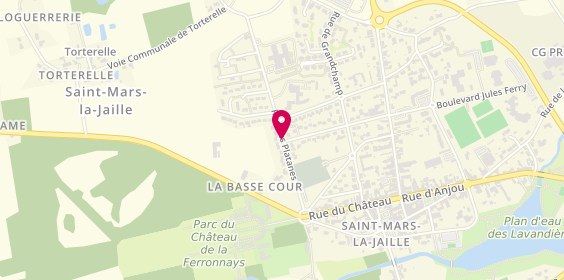Plan de RABAULT Patrice, 10 Rue des Platanes, 44540 Vallons-de-l'Erdre