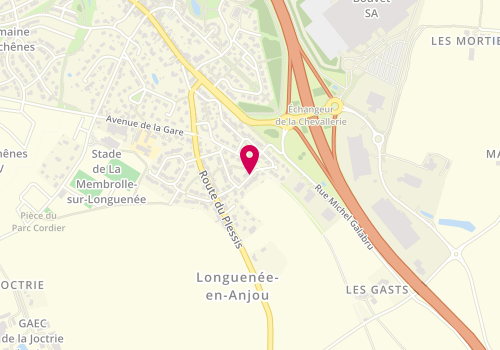 Plan de RESSE Marie Cécile, 14 Rue Jean Cocteau, 49770 Longuenée-en-Anjou