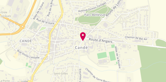 Plan de CHARLES Manon, 1 Boulevard de l'Erdre, 49440 Candé