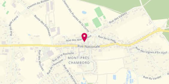 Plan de LE ROUVREUR Régis, 7 Grande Place, 41250 Mont-près-Chambord