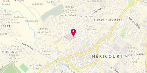 Plan de JACQUET Anouck, 14 Rue Dr Gaulier, 70400 Héricourt