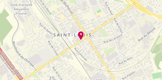 Plan de DURREL Solange, 5 Avenue du Général de Gaulle, 68300 Saint-Louis