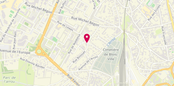 Plan de LAMOUR Thierry, 48 Rue Boussuet, 41000 Blois