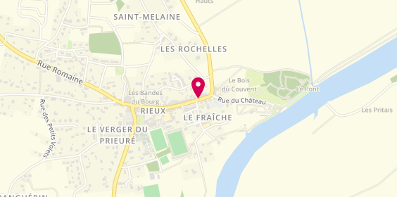 Plan de LAMOINE MORICEAU Isabelle, 43 Rue des Trinitaires, 56350 Rieux