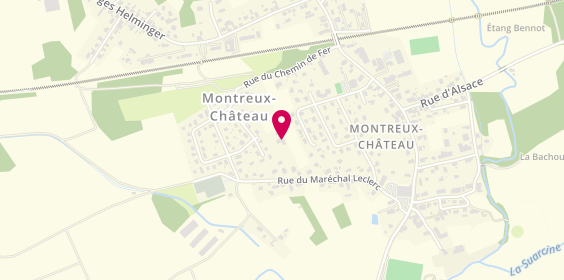 Plan de DUHAUT Benjamin, 18 A Rue Marechal Leclerc, 90130 Montreux-Château