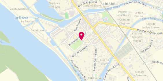 Plan de DANET Emmanuel, 6 Rue des Grands Jardins, 45250 Briare