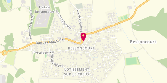 Plan de FILLON Sylvain, 28 Rue des Magnolias, 90160 Bessoncourt