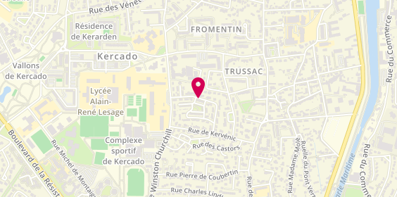 Plan de ROSSIGNOL Hugo, 26 Rue Théodore Botrel, 56000 Vannes