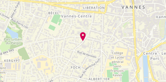 Plan de LE DEIST Morgane, 5 Rue de Bernus, 56000 Vannes