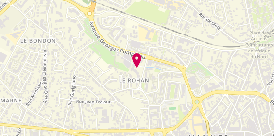 Plan de LE CORVEC Ronan, parc Pompidou, 56034 Vannes