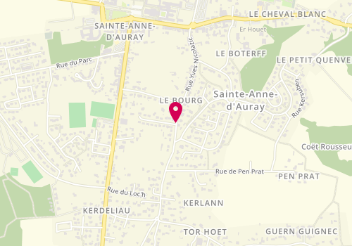 Plan de LE DREFF Aurélie, 53 Rue Yves Nicolazic, 56400 Sainte-Anne-d'Auray