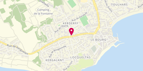 Plan de MILHIET Delphine, 33 Rue de Kerpape, 56260 Larmor-Plage
