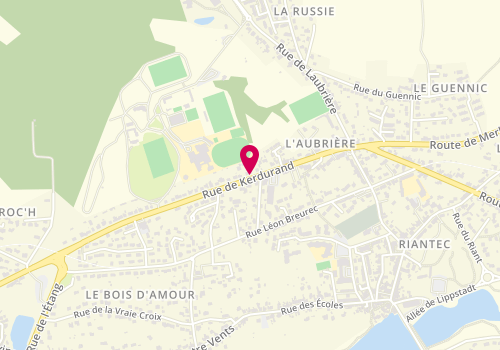 Plan de MASSE Laurent, 58 Rue de Kerdurand, 56670 Riantec