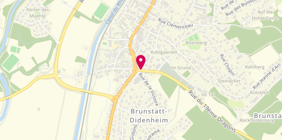 Plan de AURET Yannick, 1 A Rue du 19eme Dragons, 68350 Brunstatt-Didenheim