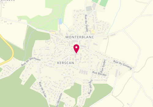 Plan de CERTON Myriam, 9 Place Anne de Bretagne, 56250 Monterblanc