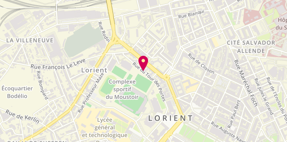 Plan de PIERRE Josiane, 21 Rue du Tour des Portes, 56100 Lorient