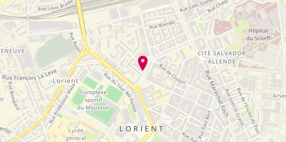 Plan de BARDOUX Benoît, 2 Boulevard Maréchal Joffre, 56100 Lorient
