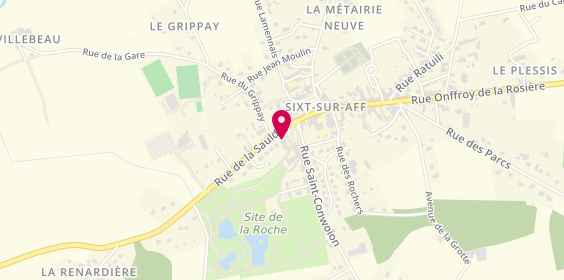 Plan de BAILLIER Aude, 1 Place de la Roche, 35550 Sixt-sur-Aff