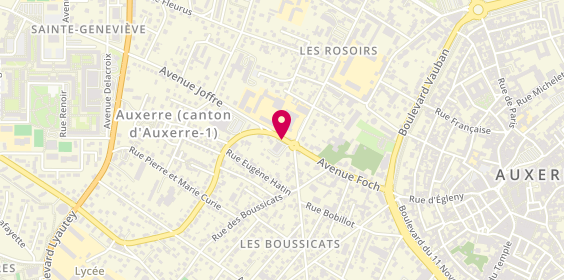 Plan de BOUGHRARA Mohamed, 1 Avenue de Saint Georges, 89000 Auxerre