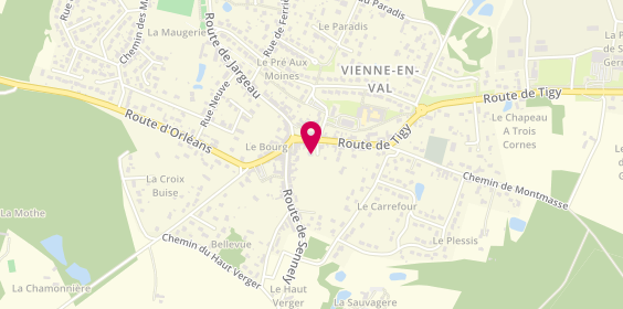 Plan de ETOURNEAU Margaux, 10 Bis Route de Tigy, 45510 Vienne-en-Val