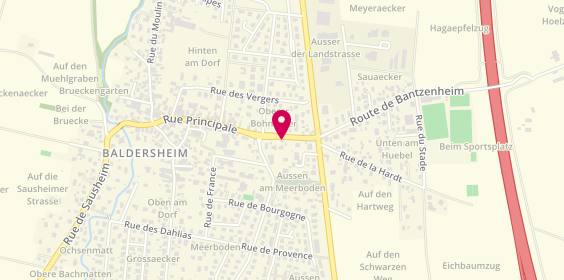 Plan de MERKLE Henri, 38 Rue Principale, 68390 Baldersheim