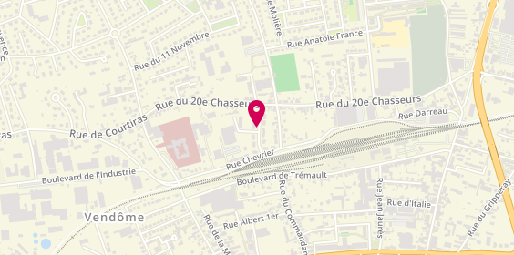Plan de MENARD Philippe, 9 Bis Rue Robert Barillet, 41100 Vendôme