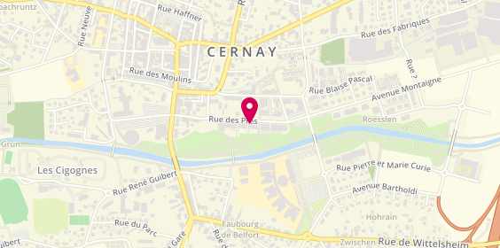 Plan de BLIN Carole, 18 Rue des Pres, 68700 Cernay
