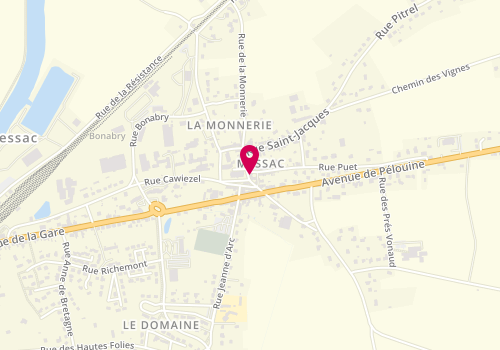 Plan de LE MILLIER Stéphane, 9 Bis Rue Saint Jacques, 35480 Guipry-Messac