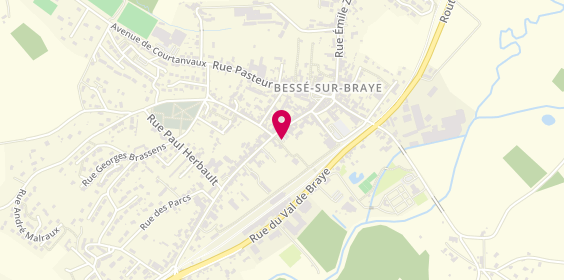 Plan de ANDRZEJEWSKA Aneta, 27 Rue Jean Jaures, 72310 Bessé-sur-Braye