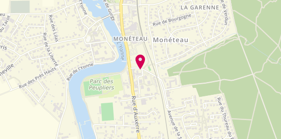 Plan de GAUTHEY Chantal, 4 Rue de la Commanderie, 89470 Monéteau
