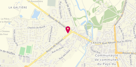 Plan de PAUPY Héloïse, 5 Route de Nantes, 53400 Craon