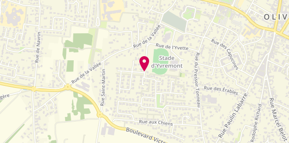 Plan de LE PORT Philippe, 372 Rue des Cornouillers, 45160 Olivet