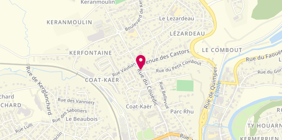 Plan de LESPAGNOL Louis, 82 Rue du Couedic, 29300 Quimperlé